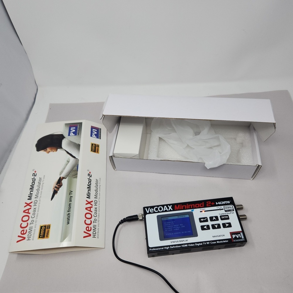 VeCOAX MINIMOD 2+ HDMI to Coax Modulator Tested